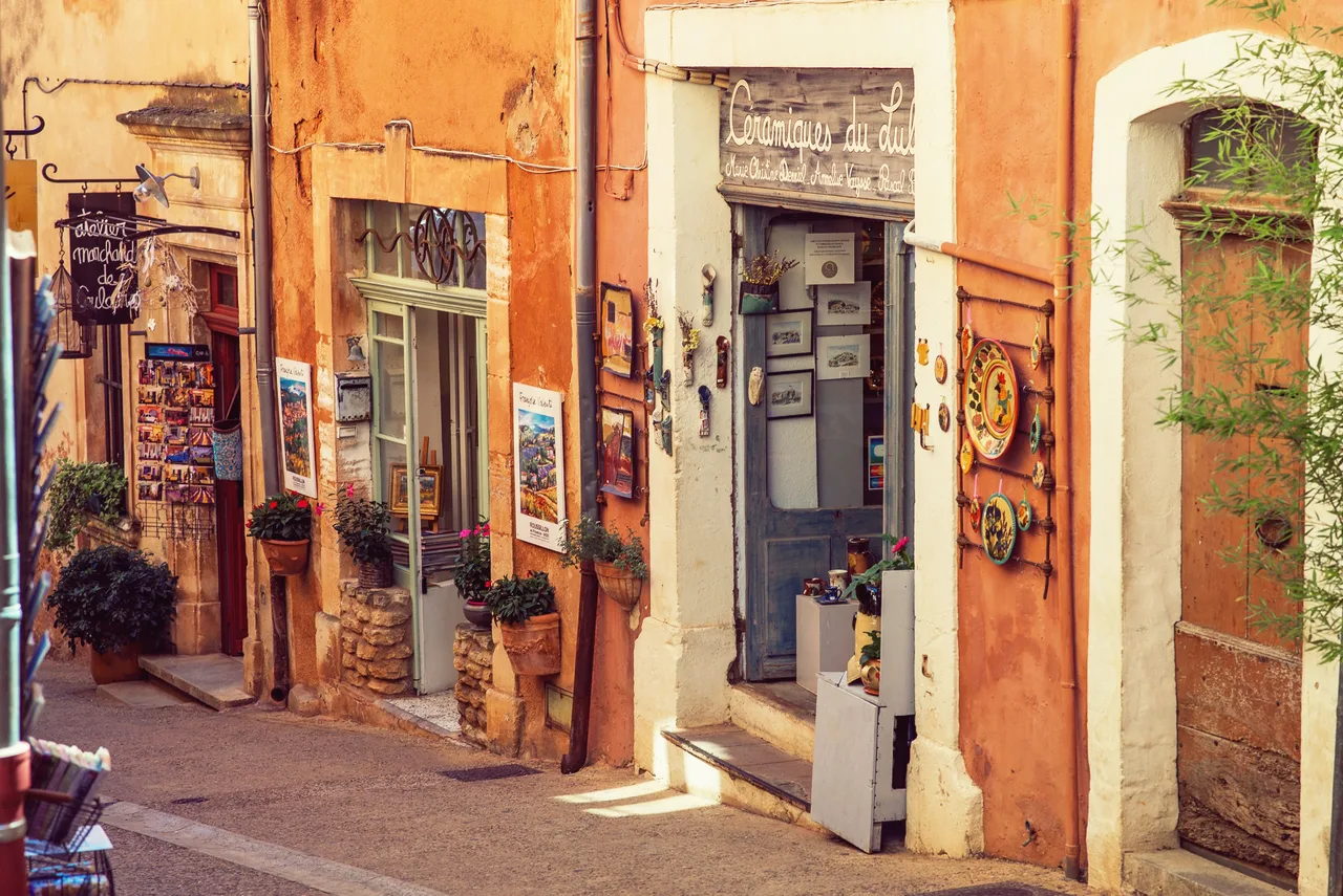thị trấn Roussillon, Provence