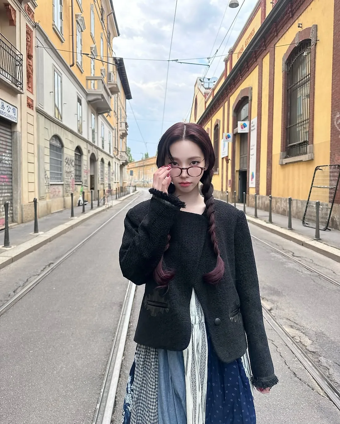 karina thời trang tại milan