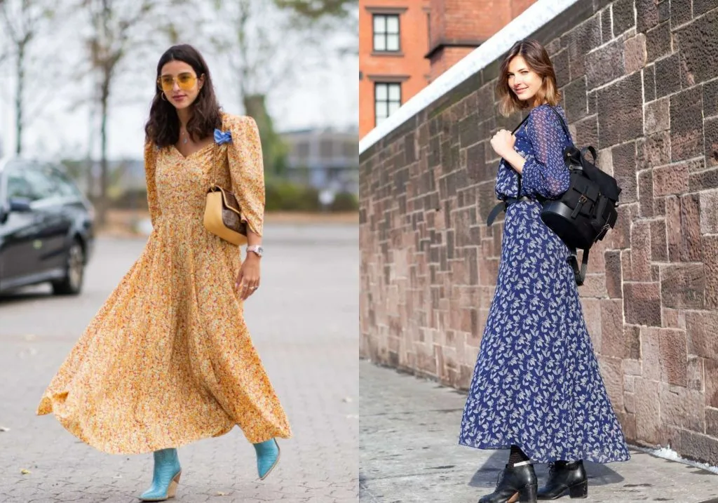 Xu hướng váy đồng cỏ đang quay trở lại 9