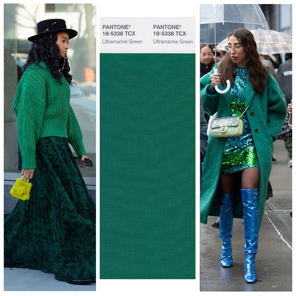 cách phối màu với xanh biếc như fashionista thế giới