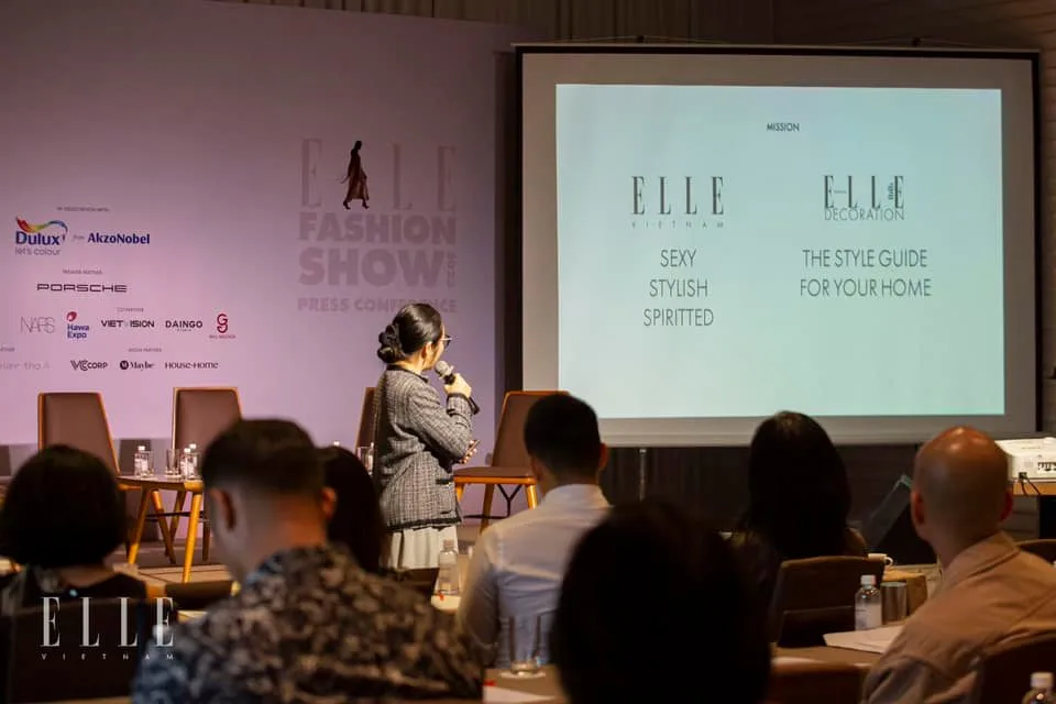 elle fashion show thùy dương