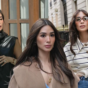 Heart Evangelista với mái tóc xoăn xõa bồng bềnh