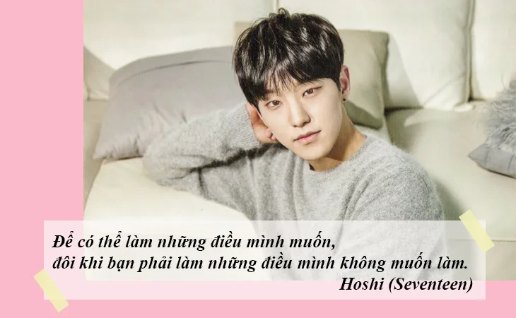 elle việt nam câu nói hay sao Hàn Hoshi Seventeen