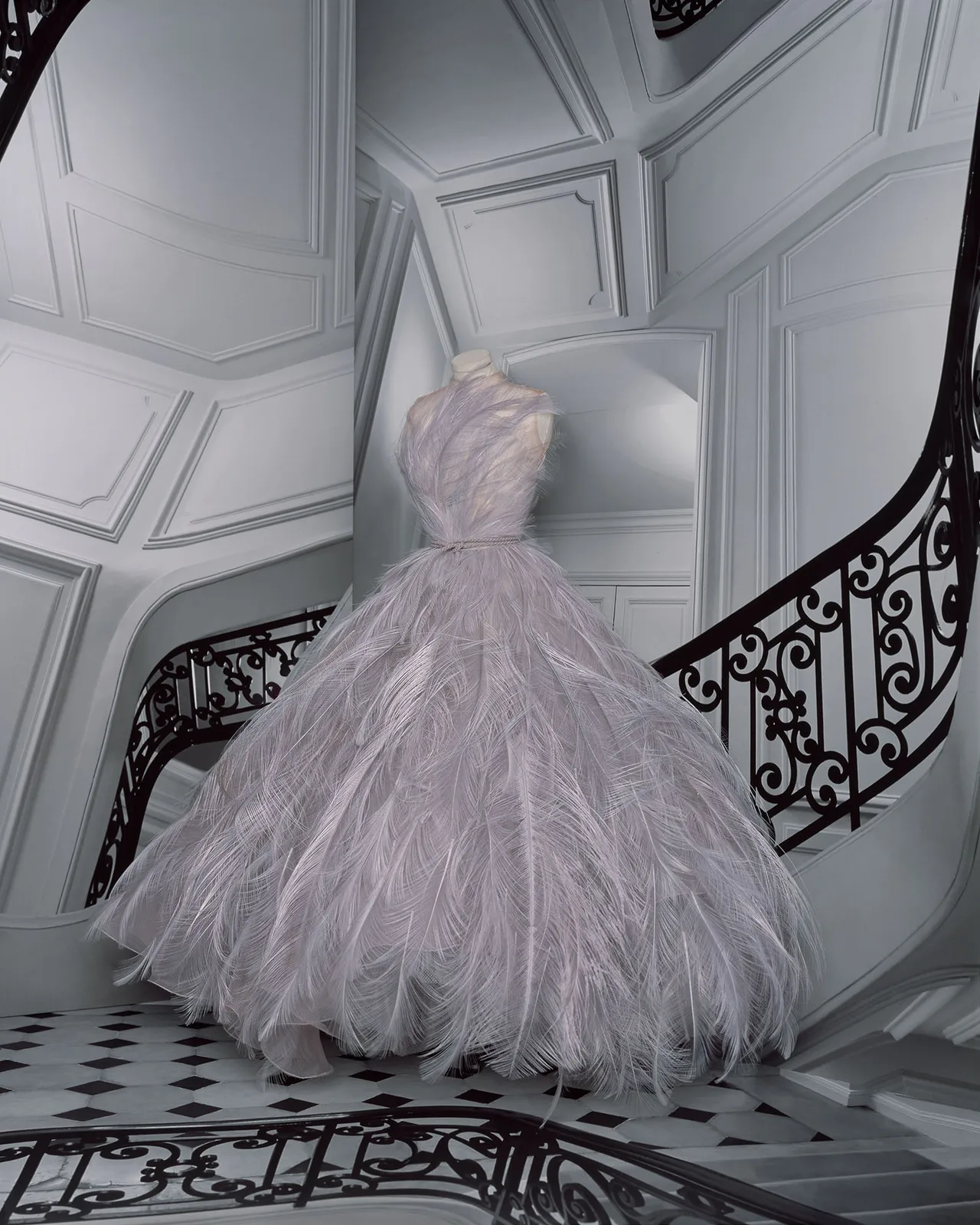 bst dior haute couture thu đông 2021 look 28