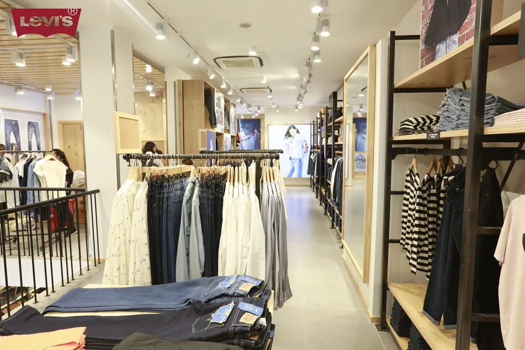 không gian cửa hàng Levi's không gian cửa hàng Levi's