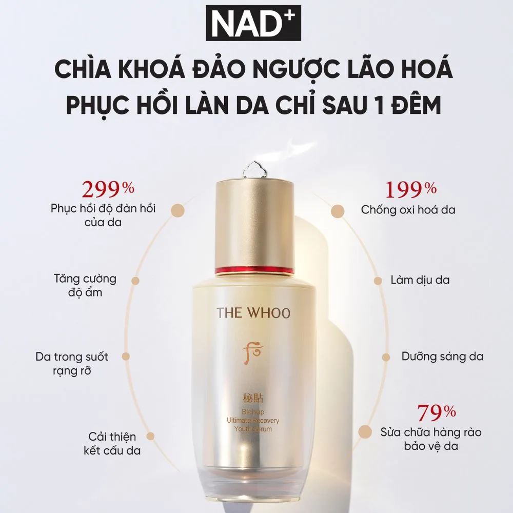The Whoo Bichup Ultimate Recovery Youth Serum NAD+