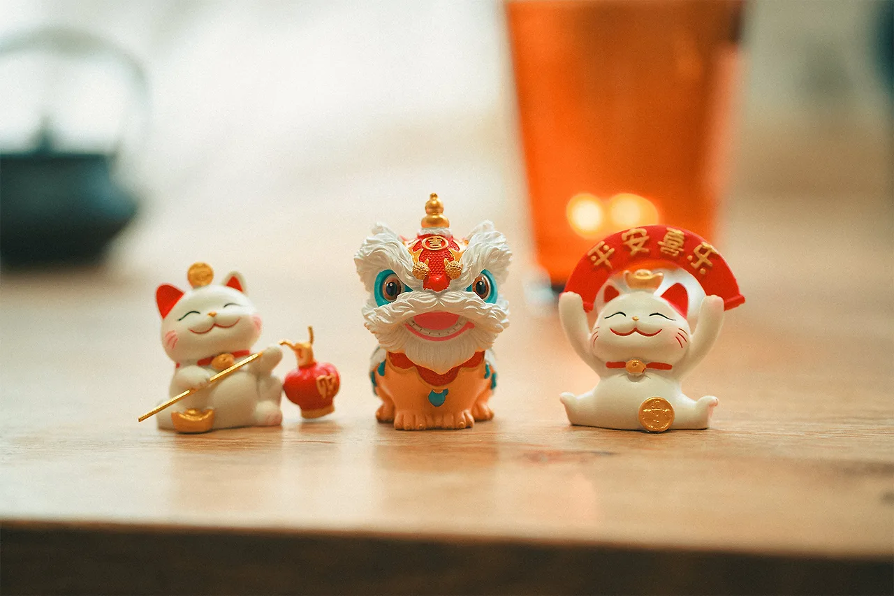 mèo thần tài phong thủy