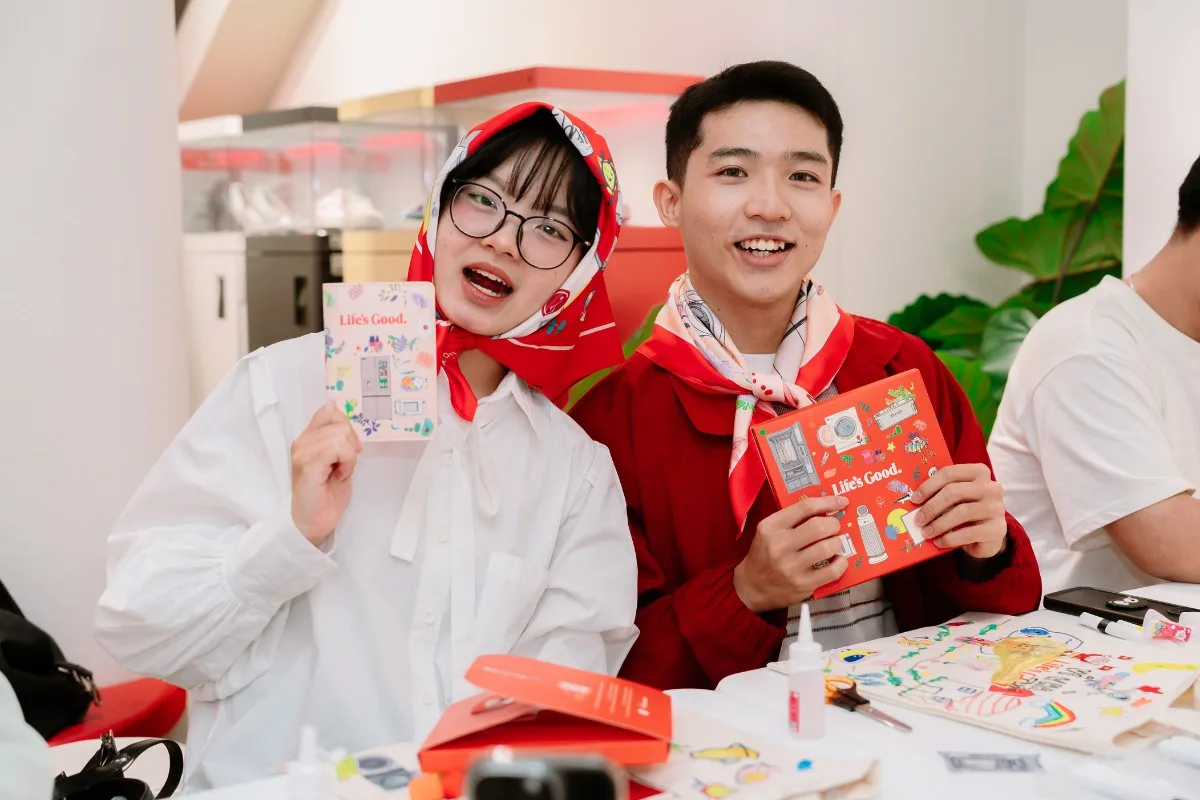 Những niềm vui, tinh thần lạc quan là điều LG và các thương hiệu Việt muốn mang tới