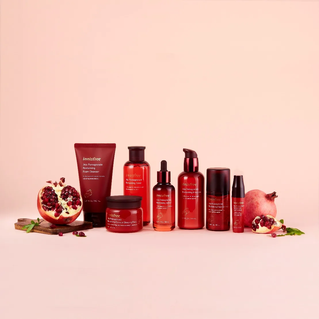 Bộ dưỡng da innisfree Jeju Pomegranate Revitalizing Serum