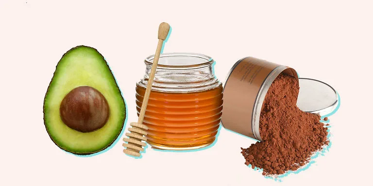 Mặt nạ từ bơ, mật ong và bột ca cao