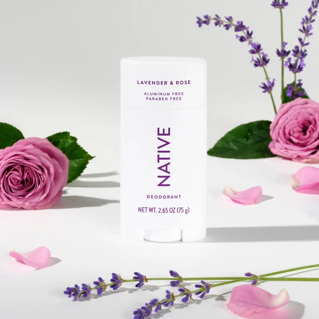 Lăn khử mùi Native Deodorant Stick Lavender & Rose