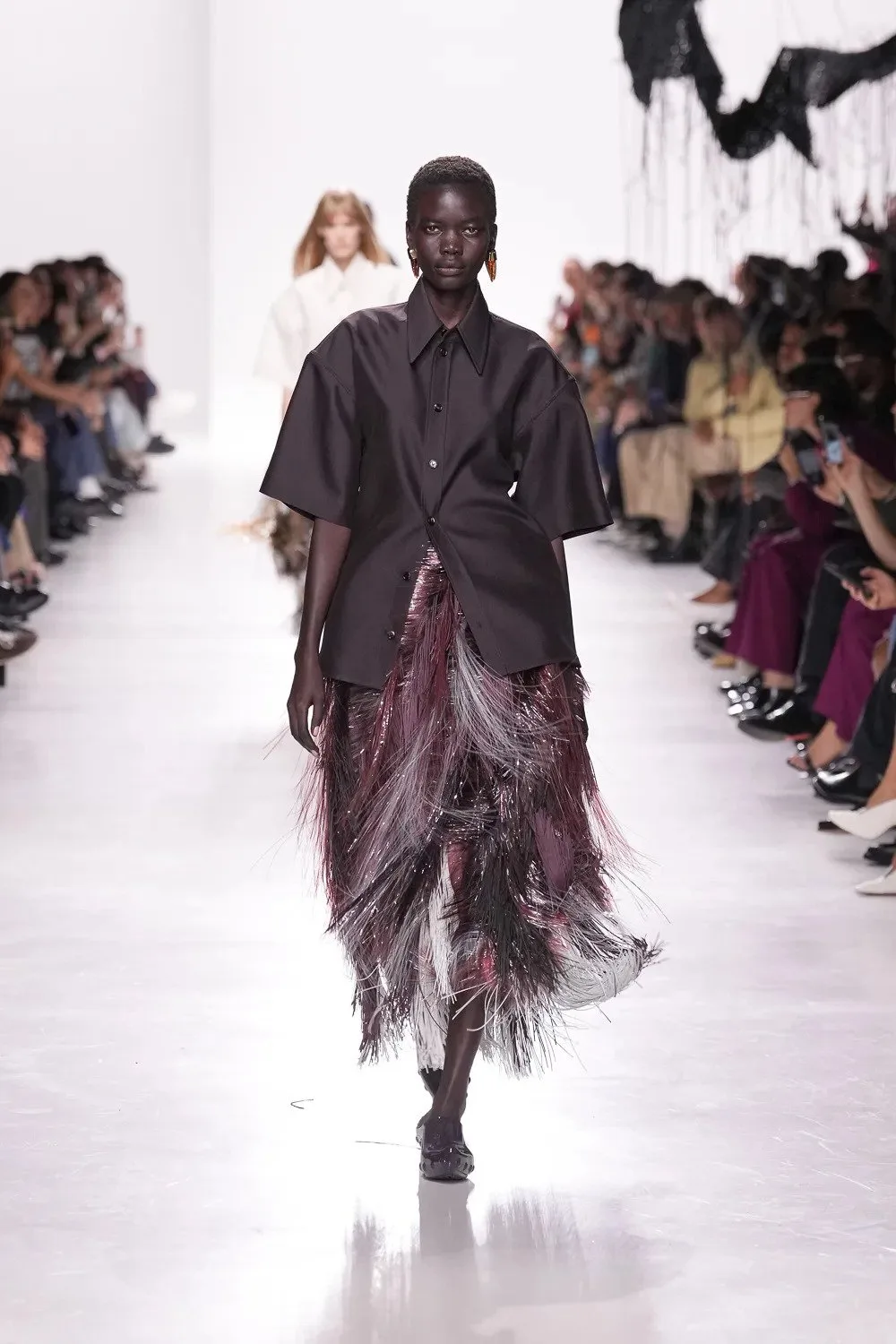 váy tua rua Bottega Veneta Xuân-Hè 2026