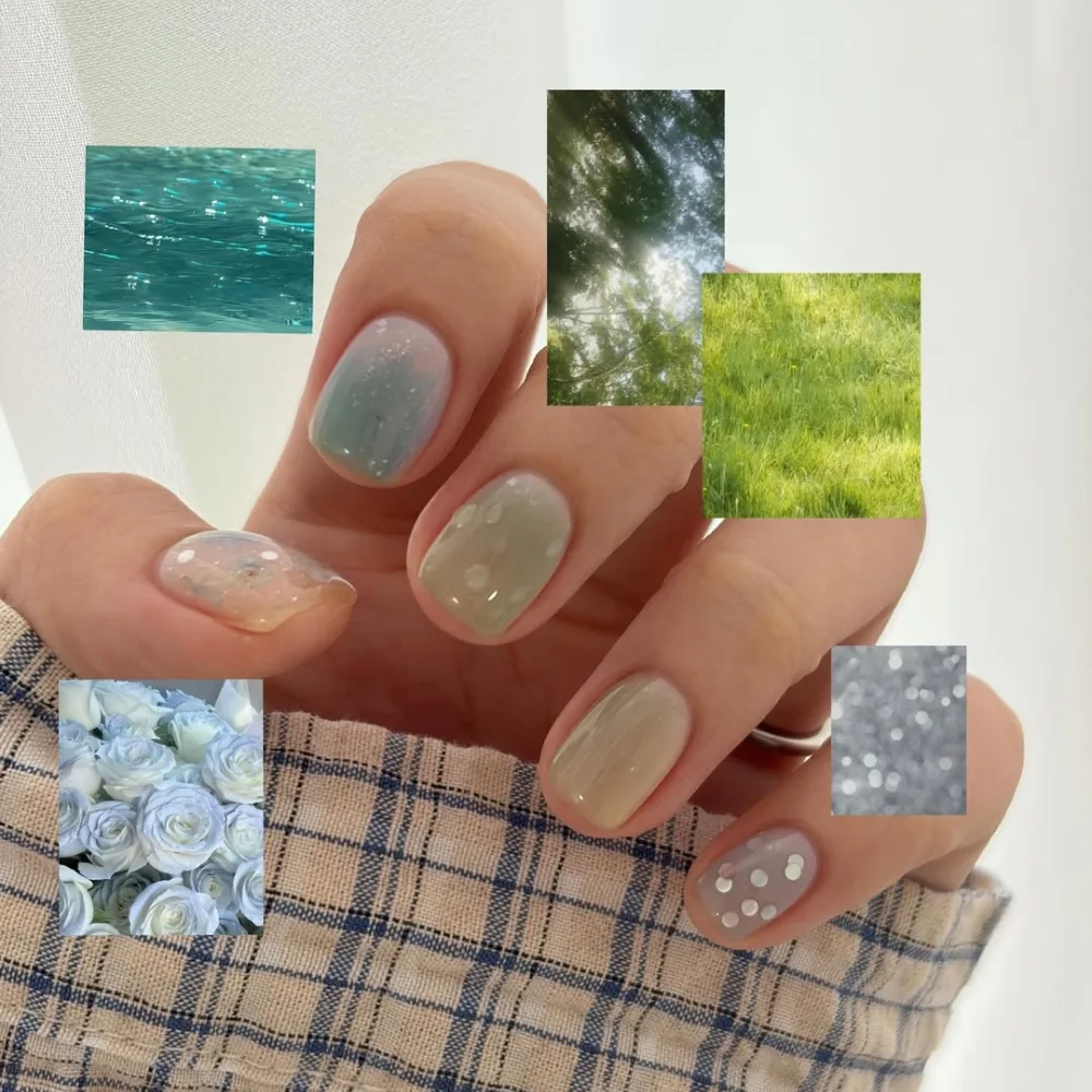 mẫu nail lấy cảm hứng từ thiên nhiên