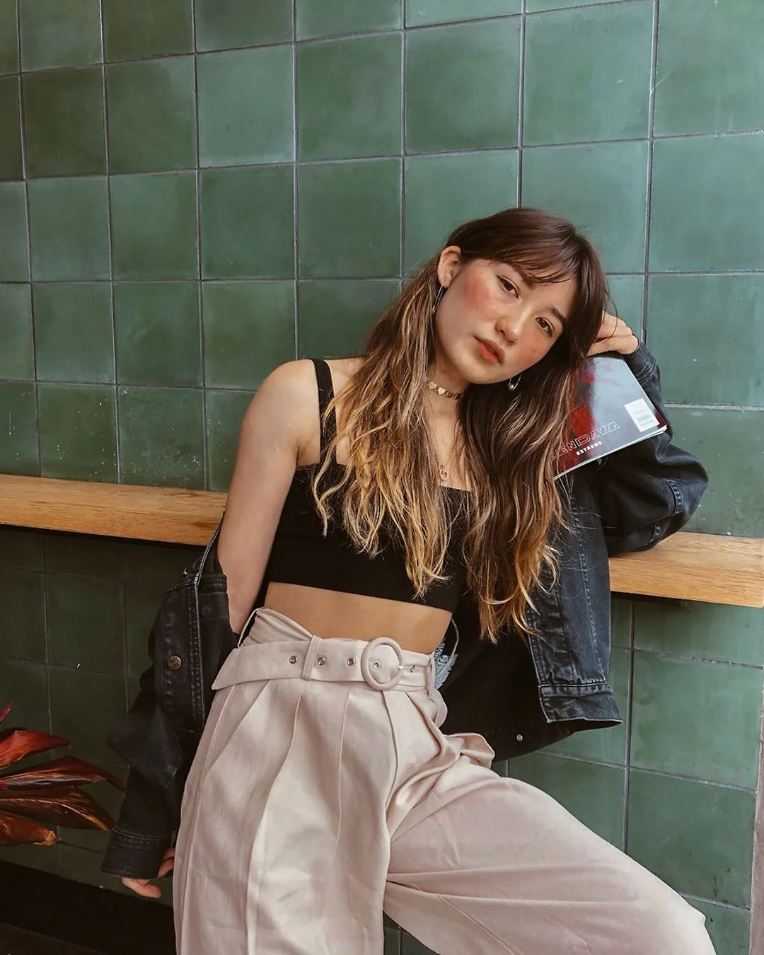 best.dressed phối đồ theo màu tóc ombre