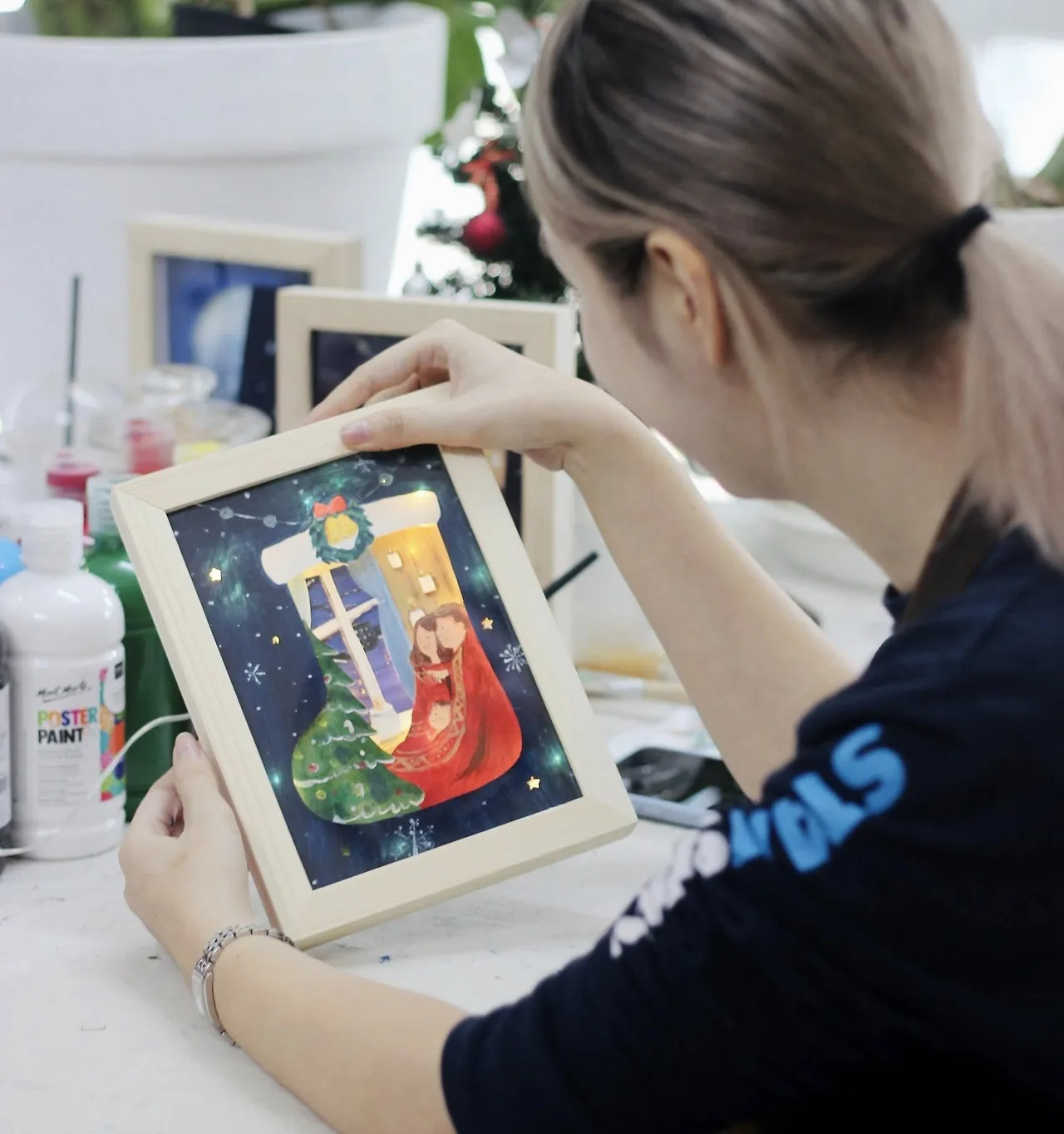 workshop làm tranh elle lifestyle map đợt 4