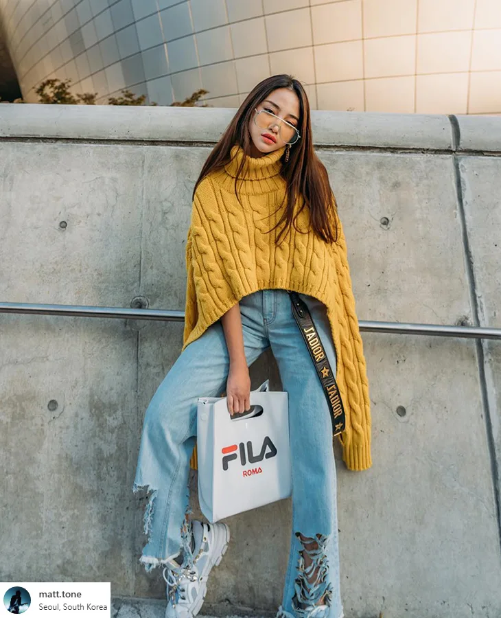 elle việt nam thời trang đường phố tuần lễ thời trang Seoul 2019 8