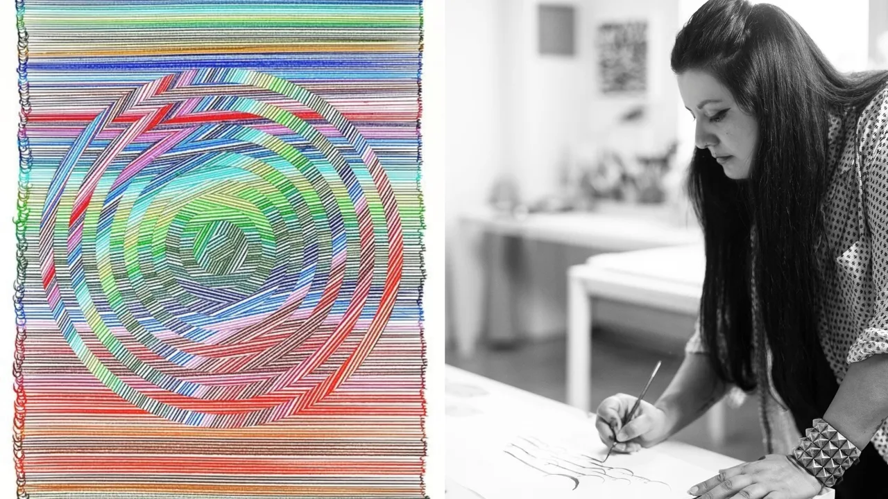 Draw / Cut / Rotate 15 & Hadieh Shafie (Ảnh: ELLE)