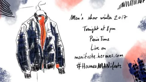 thời trang thu đông cho nam 2017/2018 của hermes