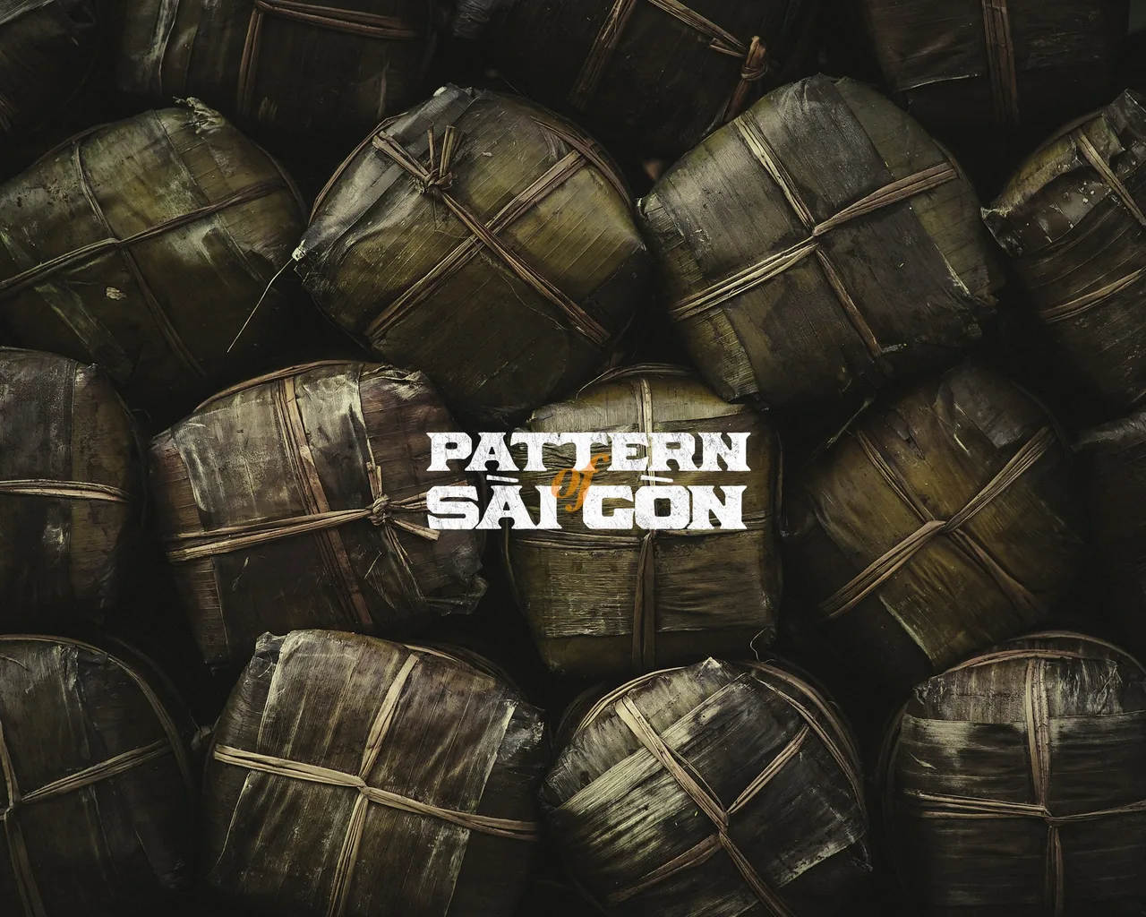 pattern sài gòn bánh tét
