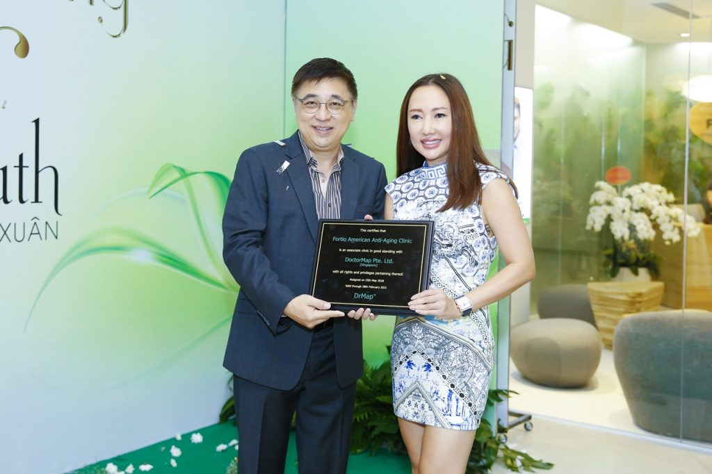 Fortio American Anti-Aging Clinic nhận chứng nhận từ DoctorMap