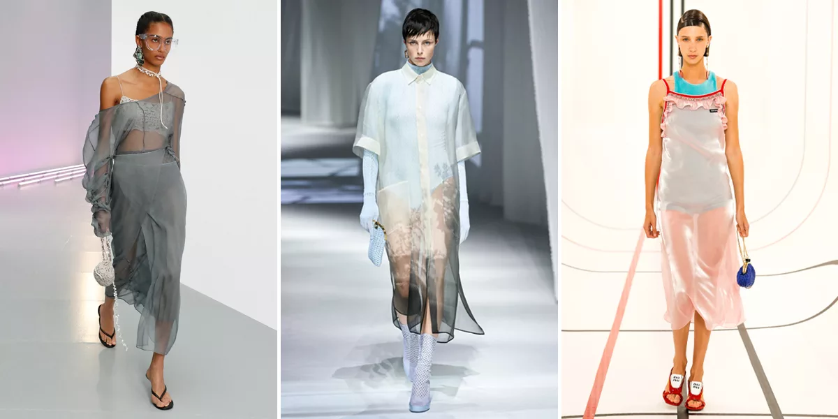 xu hướng xuân hè 2021 sheer