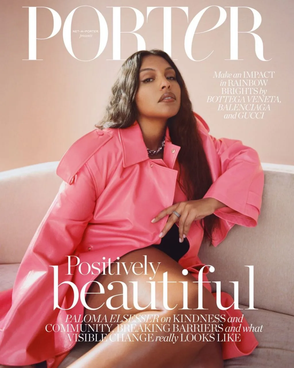 Nhan sắc ấn tượng và quyến rũ của Paloma Elsesser trên bìa tạp chí Porter Nhan sắc ấn tượng và quyến rũ của Paloma Elsesser trên bìa tạp chí Porter
