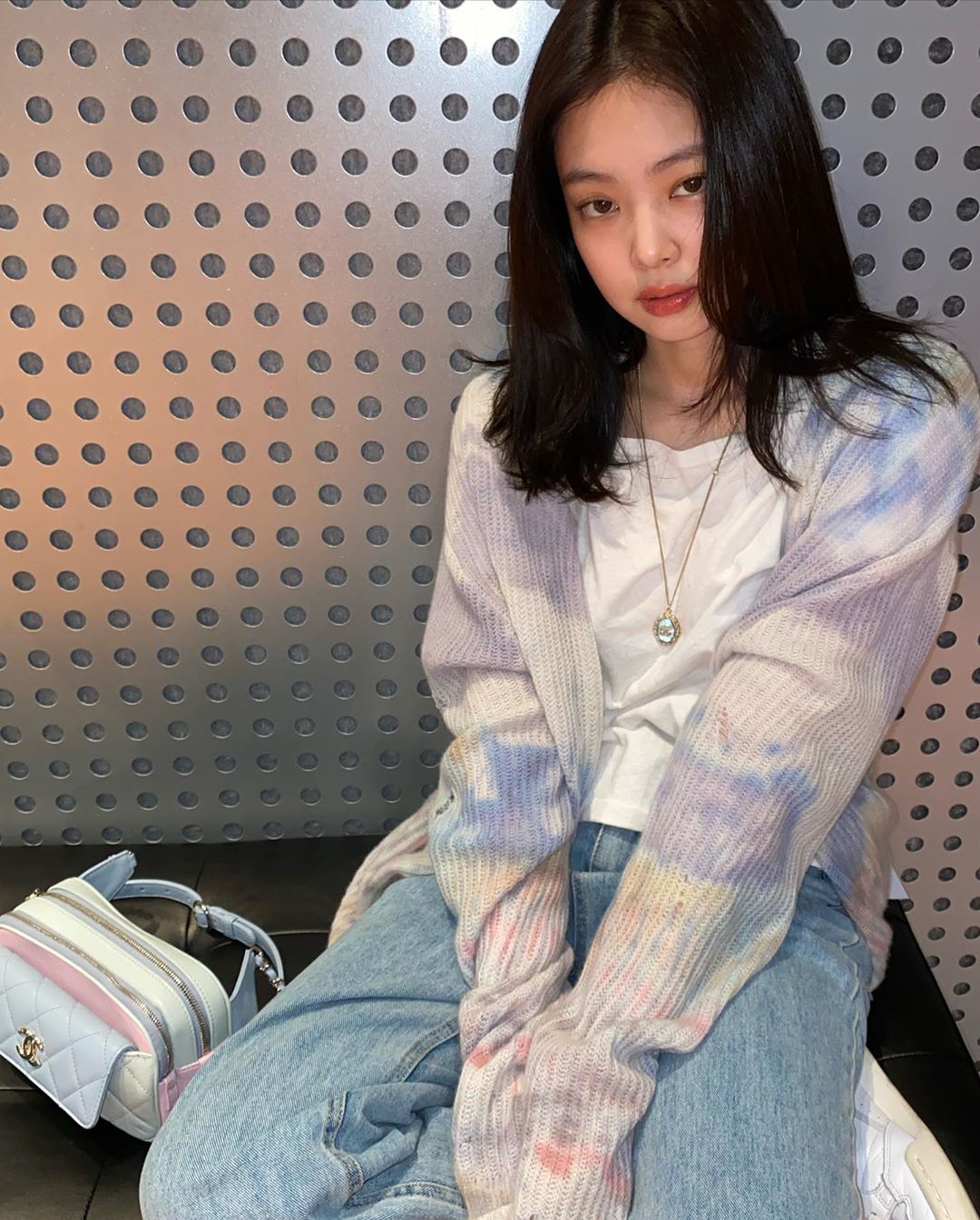 áo thun tie dye phong cách retro 90 vintage jennie kim