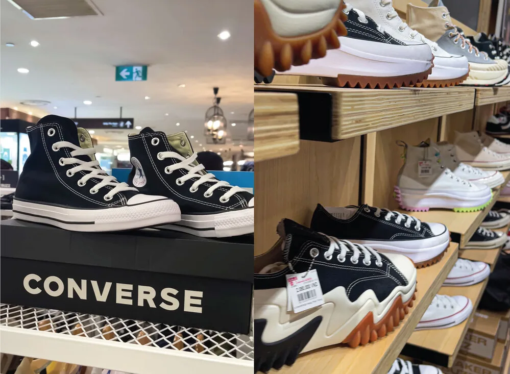 thiết kế giày converse