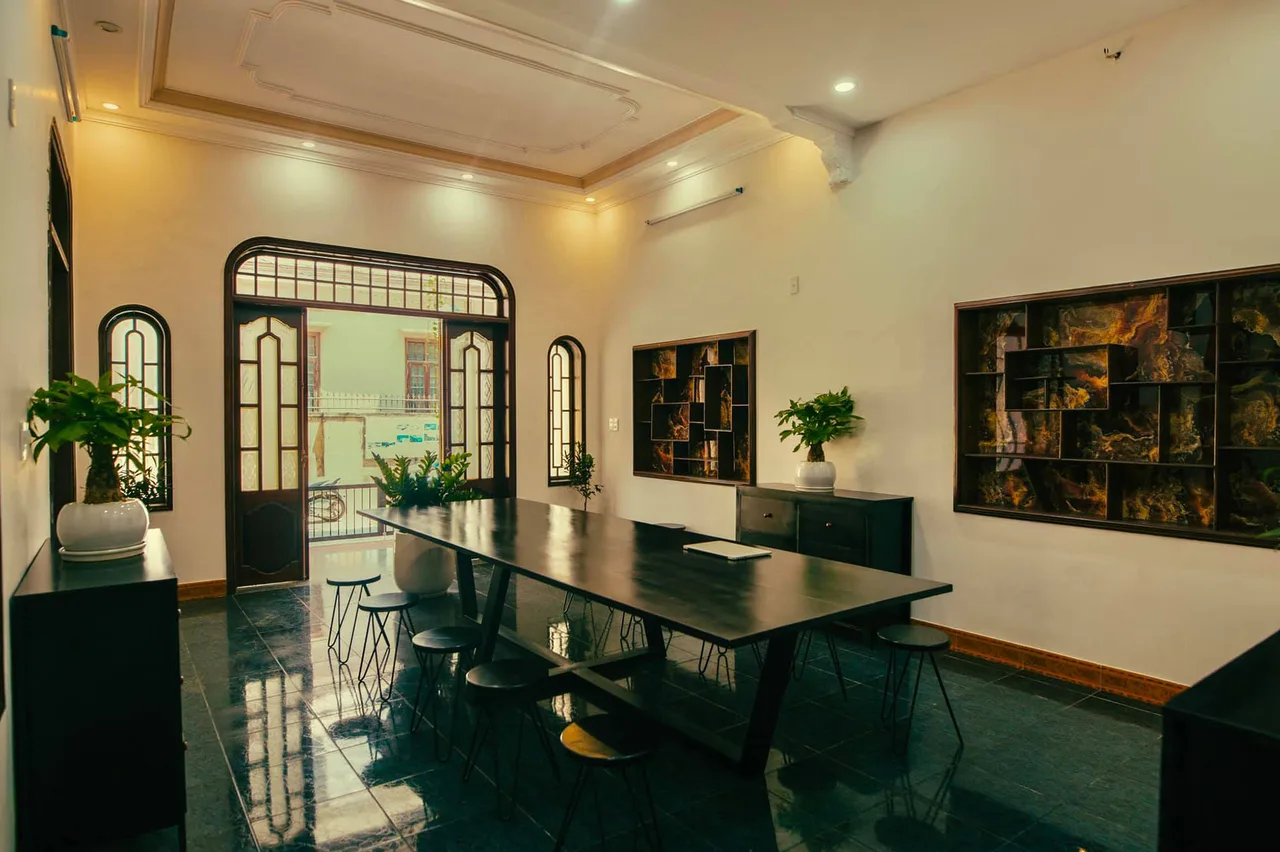 không gian sinh hoạt chung ở house of lý huế