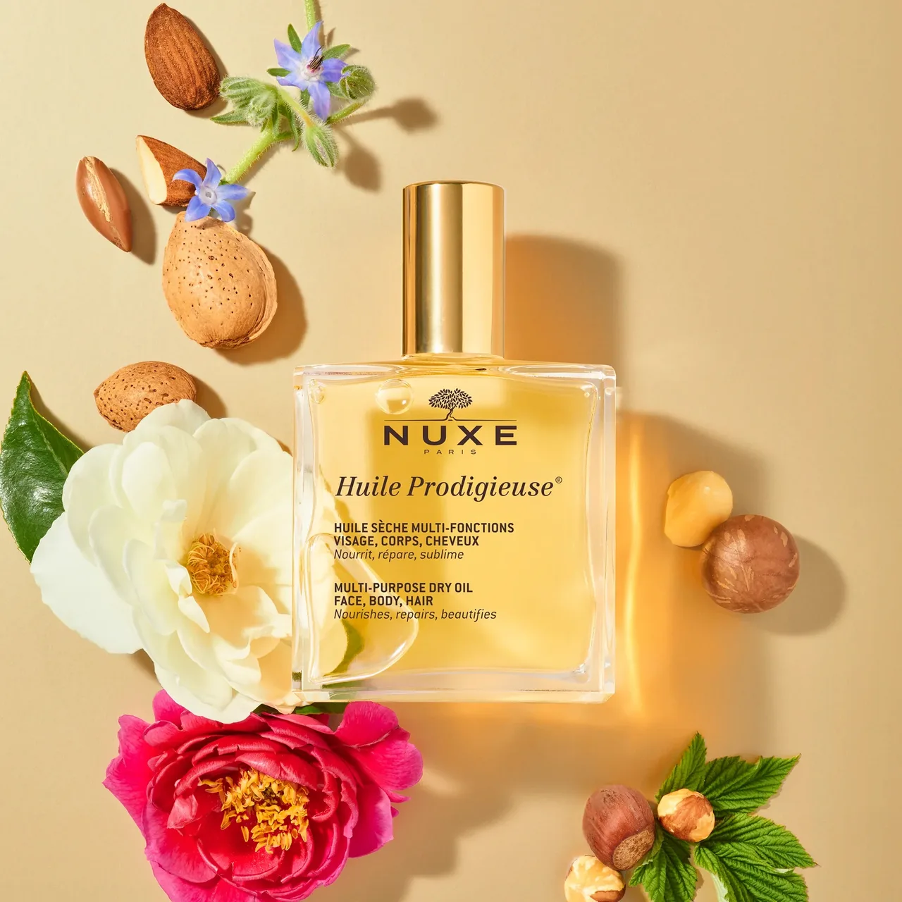 quà tặng dầu dưỡng khô nuxe quà tặng nuxe dầu dưỡng khô đa năng
