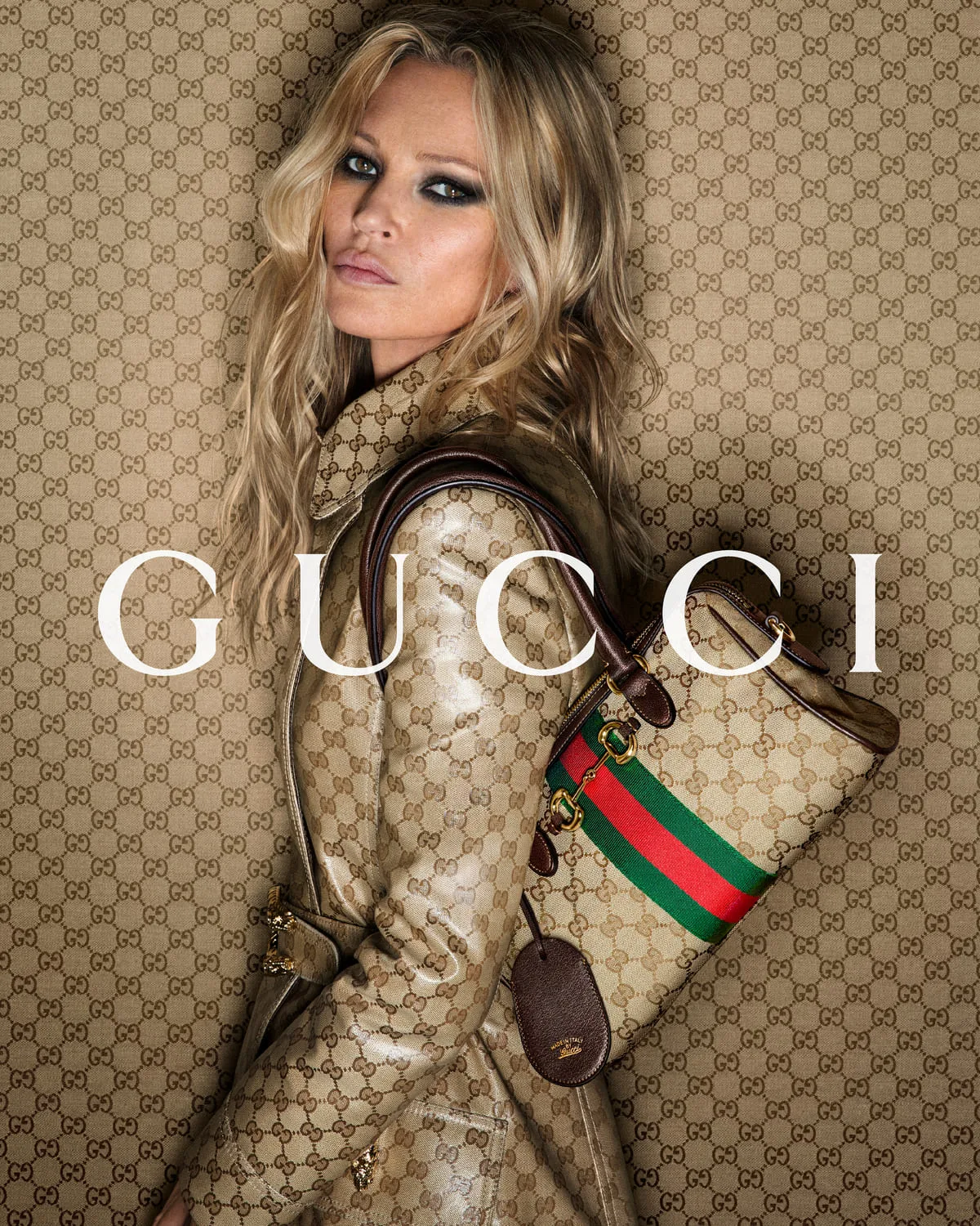 Kate Moss trong chiến dịch "Beauty and the Bag" của Gucci