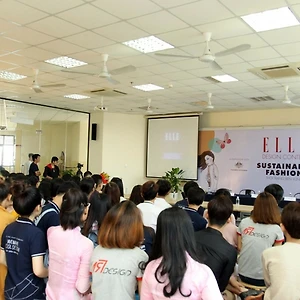 Toàn cảnh buổi giao lưu của cuộc thi ELLE Design Contest
