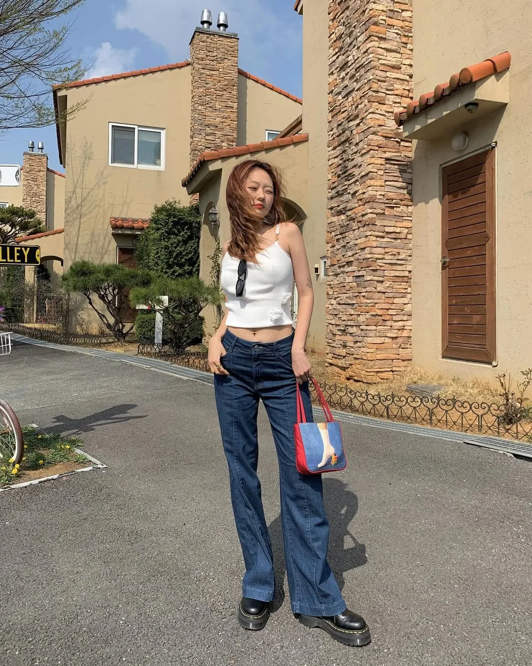 _s_hj quần jeans ống loe