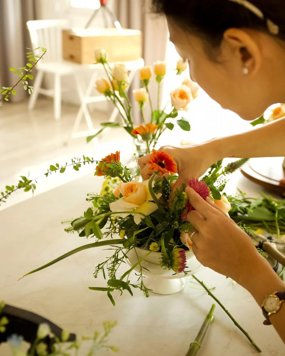workshop cắm hoa