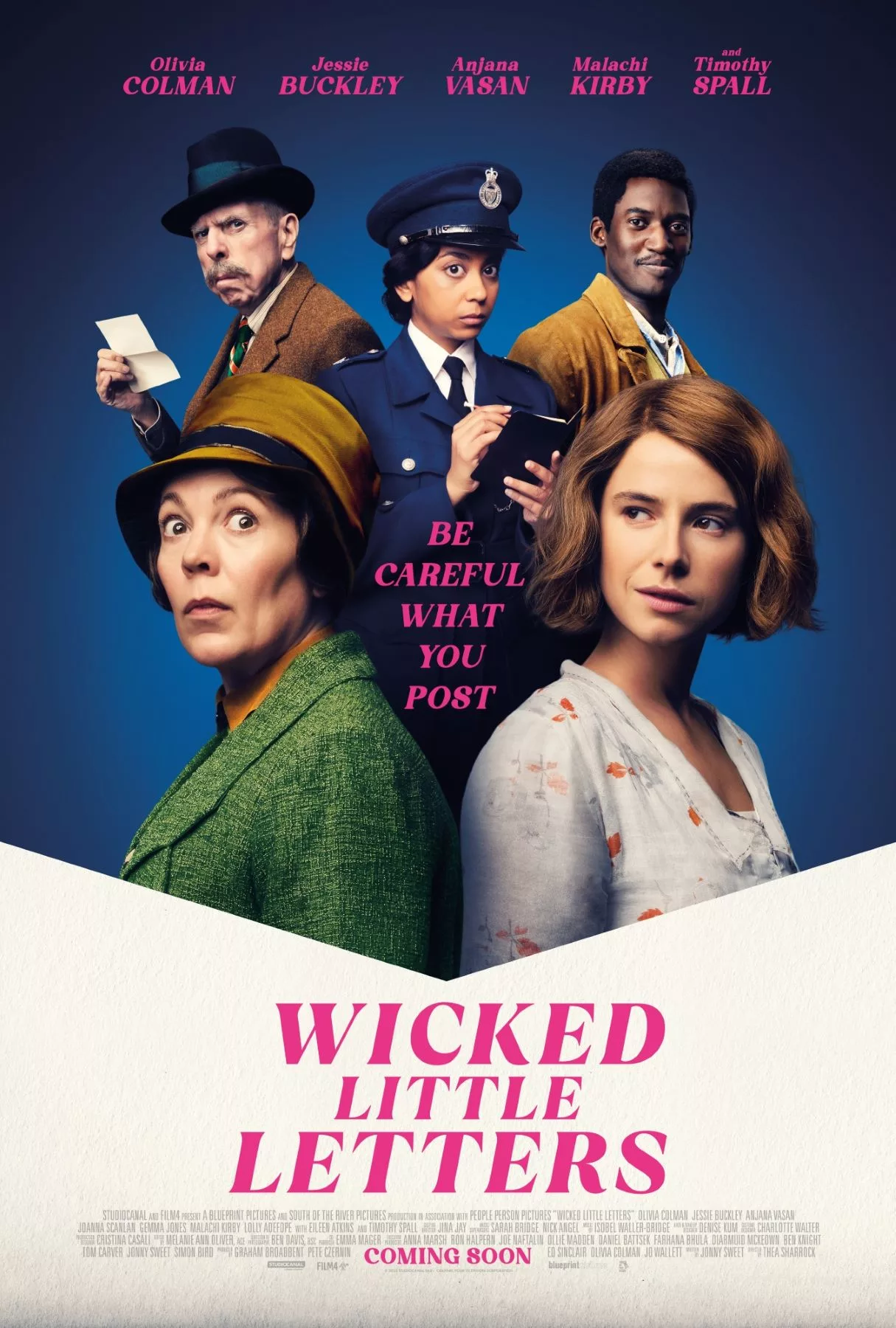 Wicked Little Letters là một tác phẩm hài kịch đen (black comedy) dựa trên một câu chuyện có thật đầy hy hữu xảy ra tại thị trấn ven biển Littlehampton, Anh