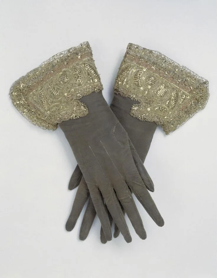Găng tay thời trang sequin