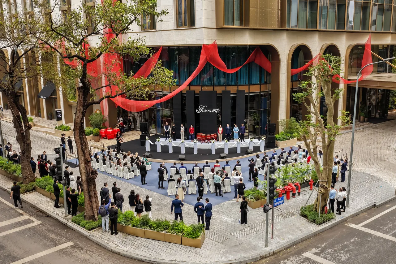 Sự kiện khai trương Fairmont Hà Nội vào 30/3.