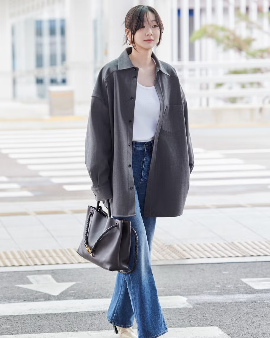Kim Da Mi diện túi Bottega Veneta Andiamo