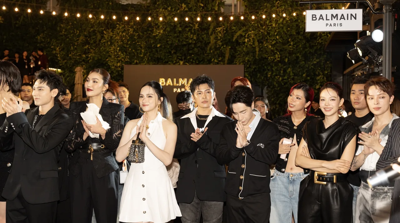 Sự kiện Balmain thu hút sự góp mặt của dàn sao