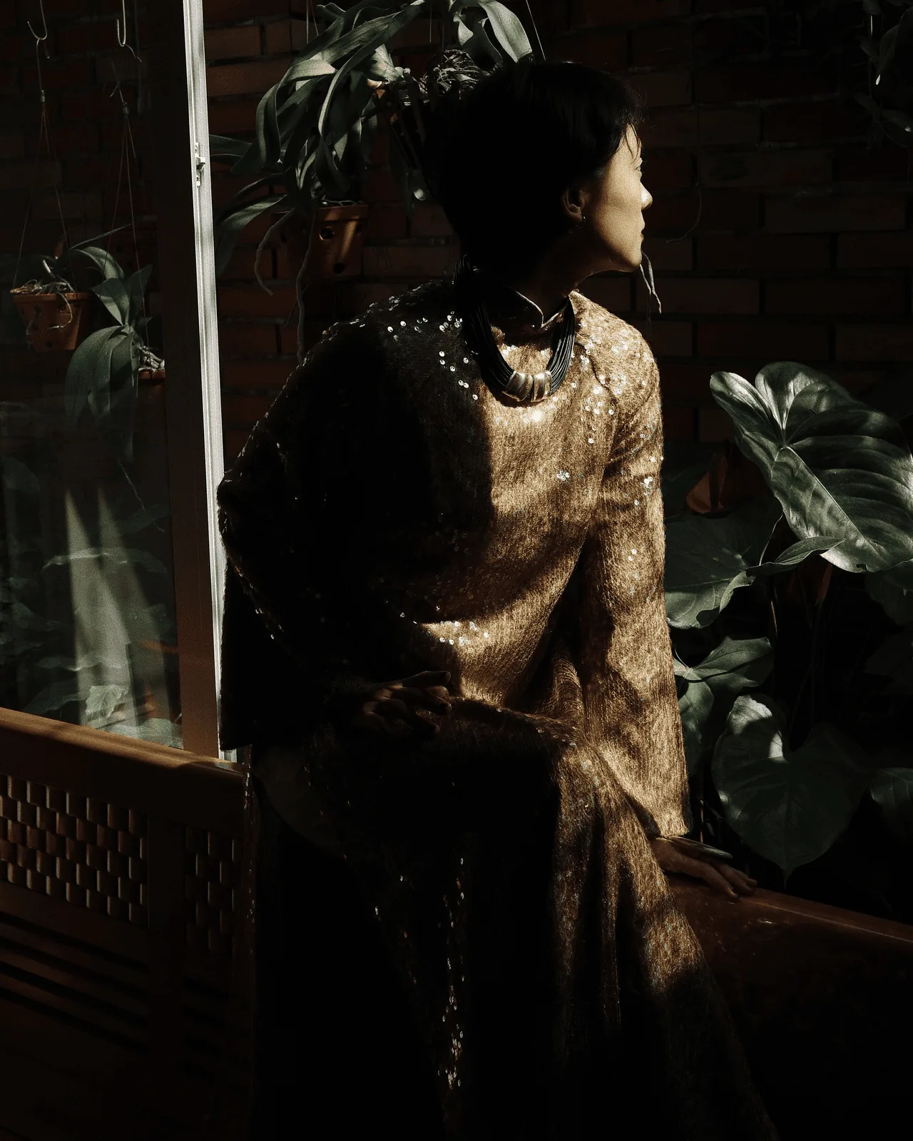 đầm sequins Hồ Thu Anh