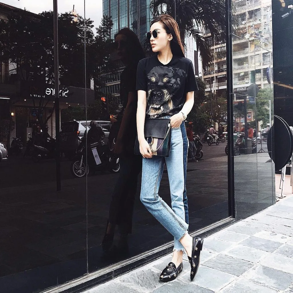 Xu hướng thời trang quần jeans được nhiều sao Việt ưa chuộng 4 Xu hướng thời trang quần jeans được nhiều sao Việt ưa chuộng 4