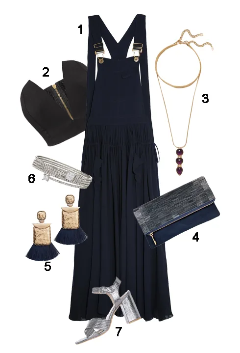 Cách phối đồ với Overall Dress-chủ nhật