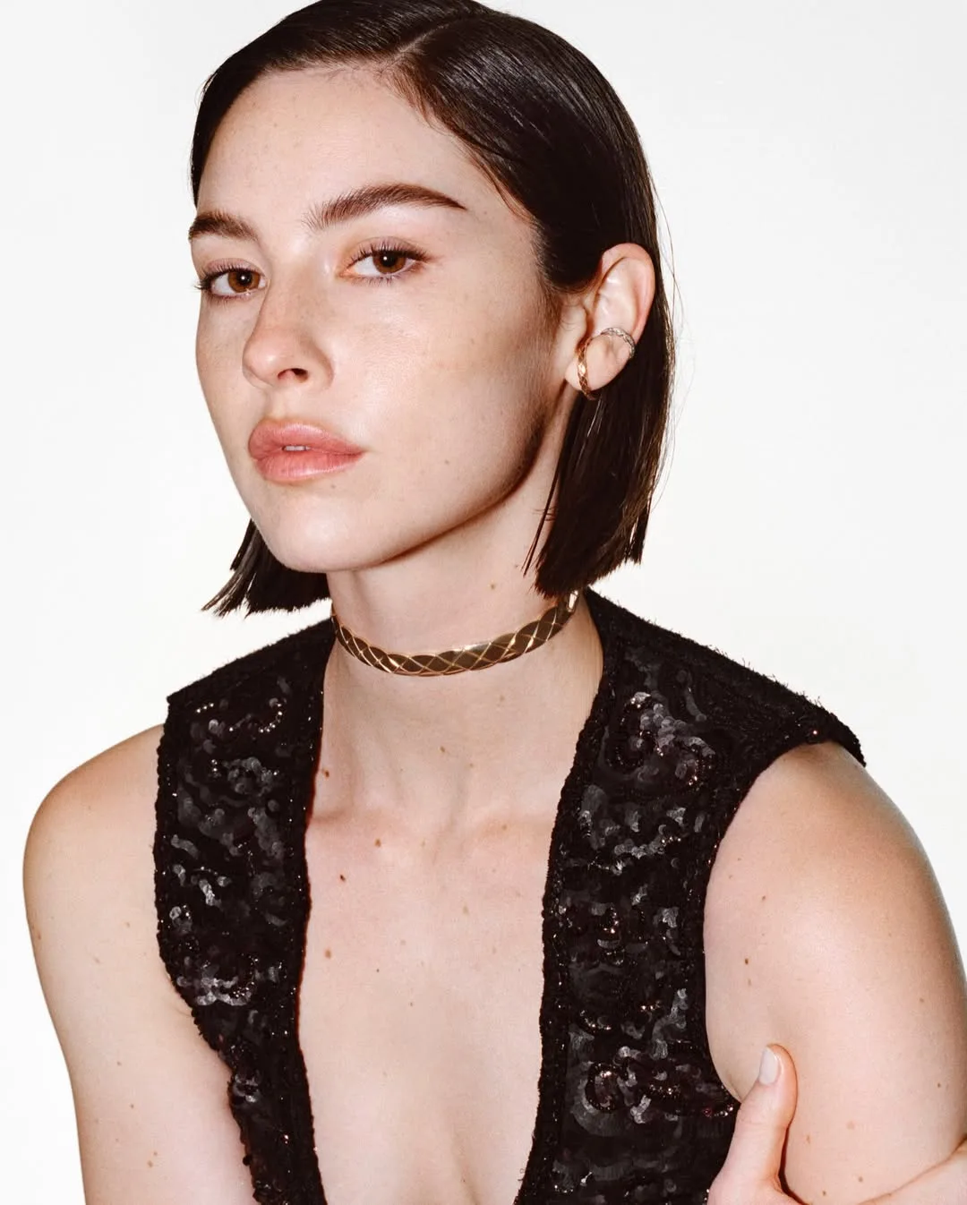 choker mạ vàng Coco Crush