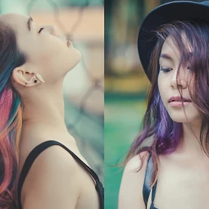 Đi tìm màu tóc nhuộm đẹp “thoắt ẩn thoát hiện” mang tên Hidden Rainbow