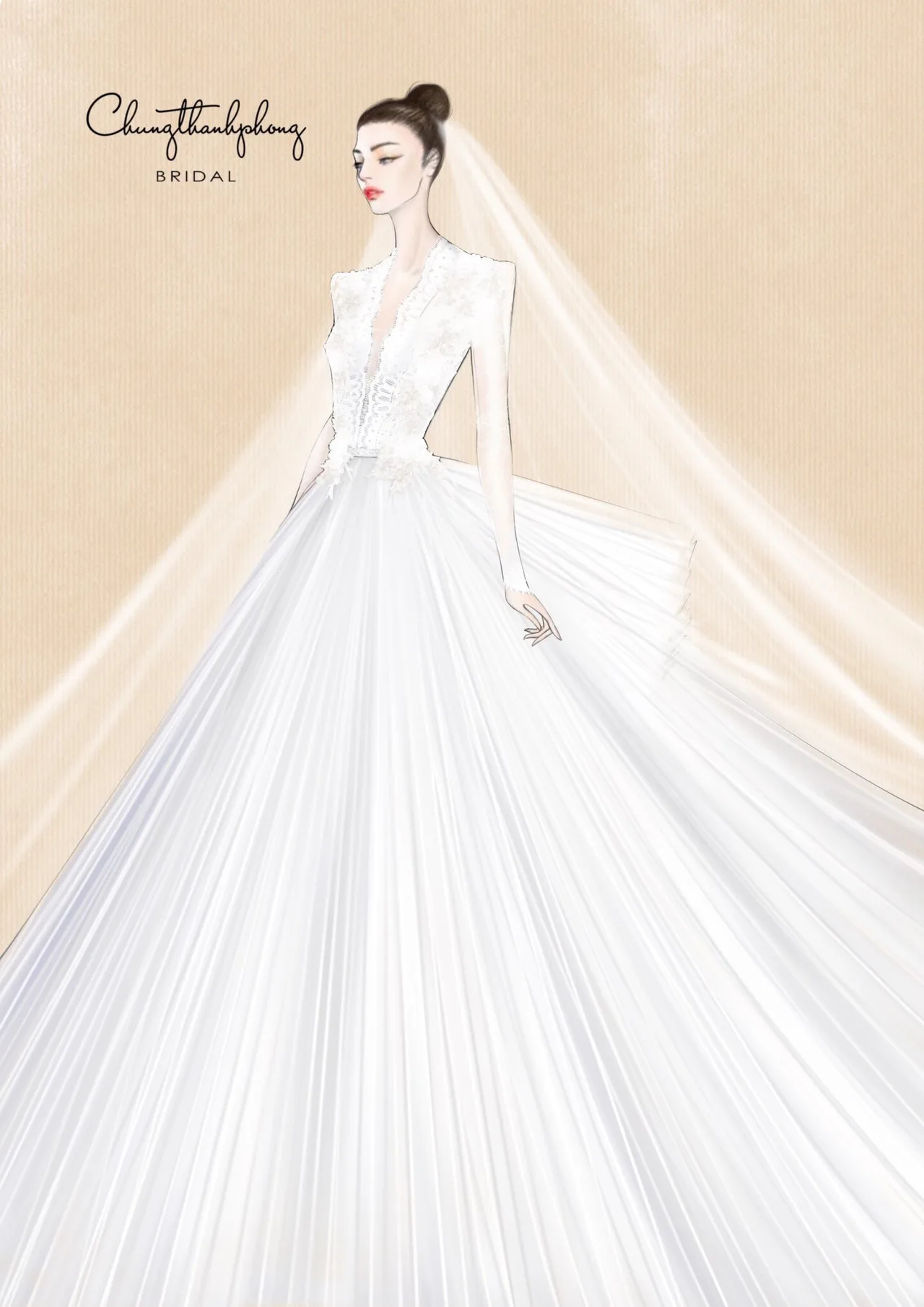 thiết kế áo cưới của ntk chun thanh phong bst dear my princess