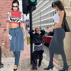 Xu hướng váy phủ ngoài quần có gì mà khiến hội “IT-girl” trời Tây mê mệt?