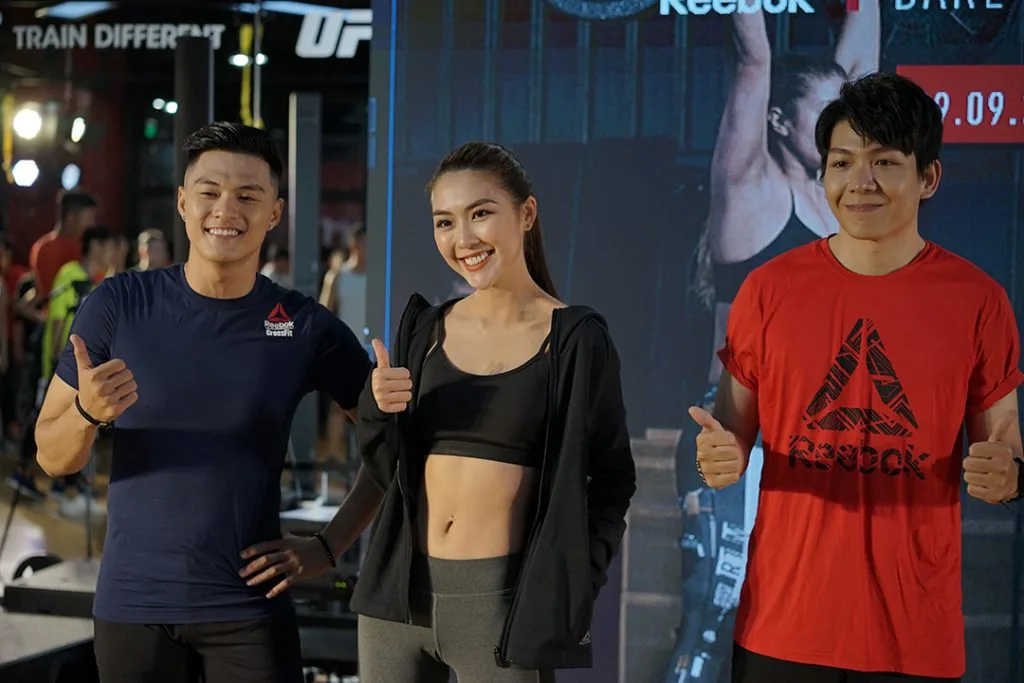 cùng Tường Linh, Lâm Vinh Hải và Kelvin Khánh thử thách hết mình tại sư kiện Reebok Fitness Playground 2018