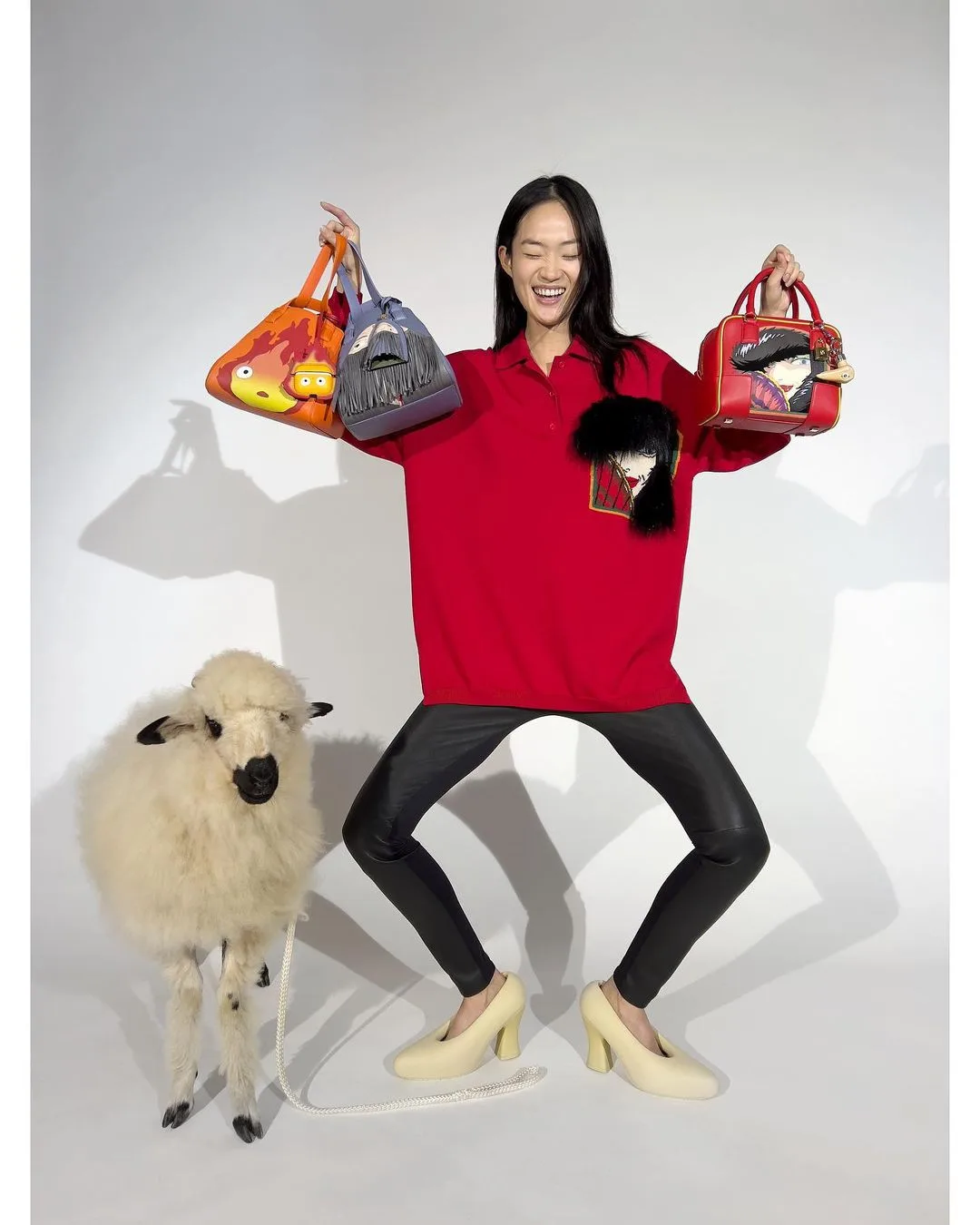 Moschino kiểu giày cao gót thổi phồng