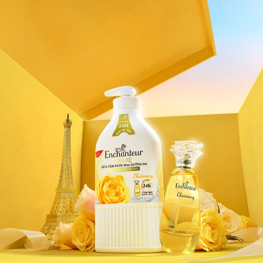 enchanteur sữa tắm nước hoa charming deluxe