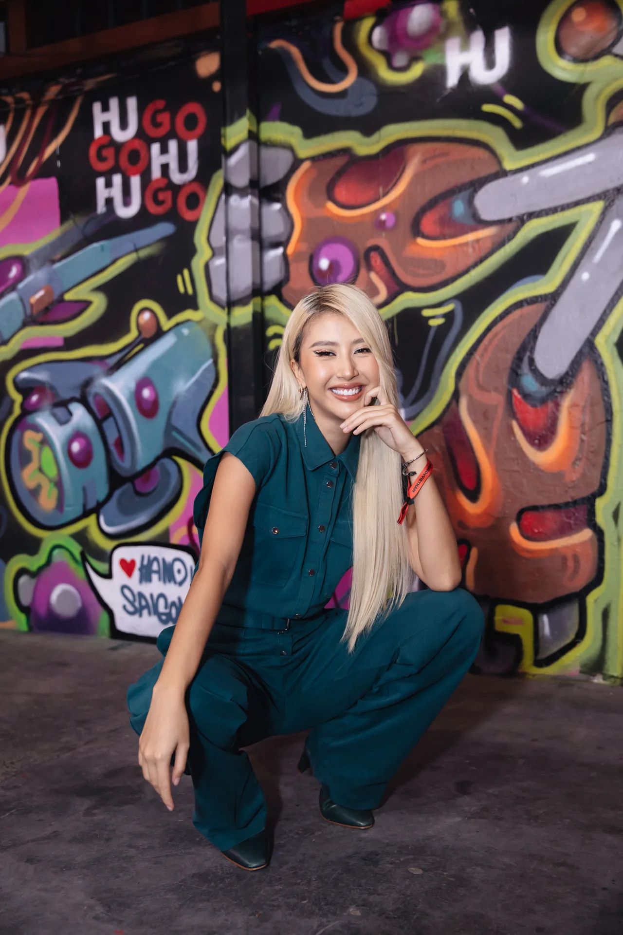Quỳnh Anh Shyn trong sự kiện HUGOYourWay